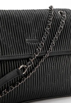 Crossbody z ekoskóry na łańcuszku czarna><noscript><img width=