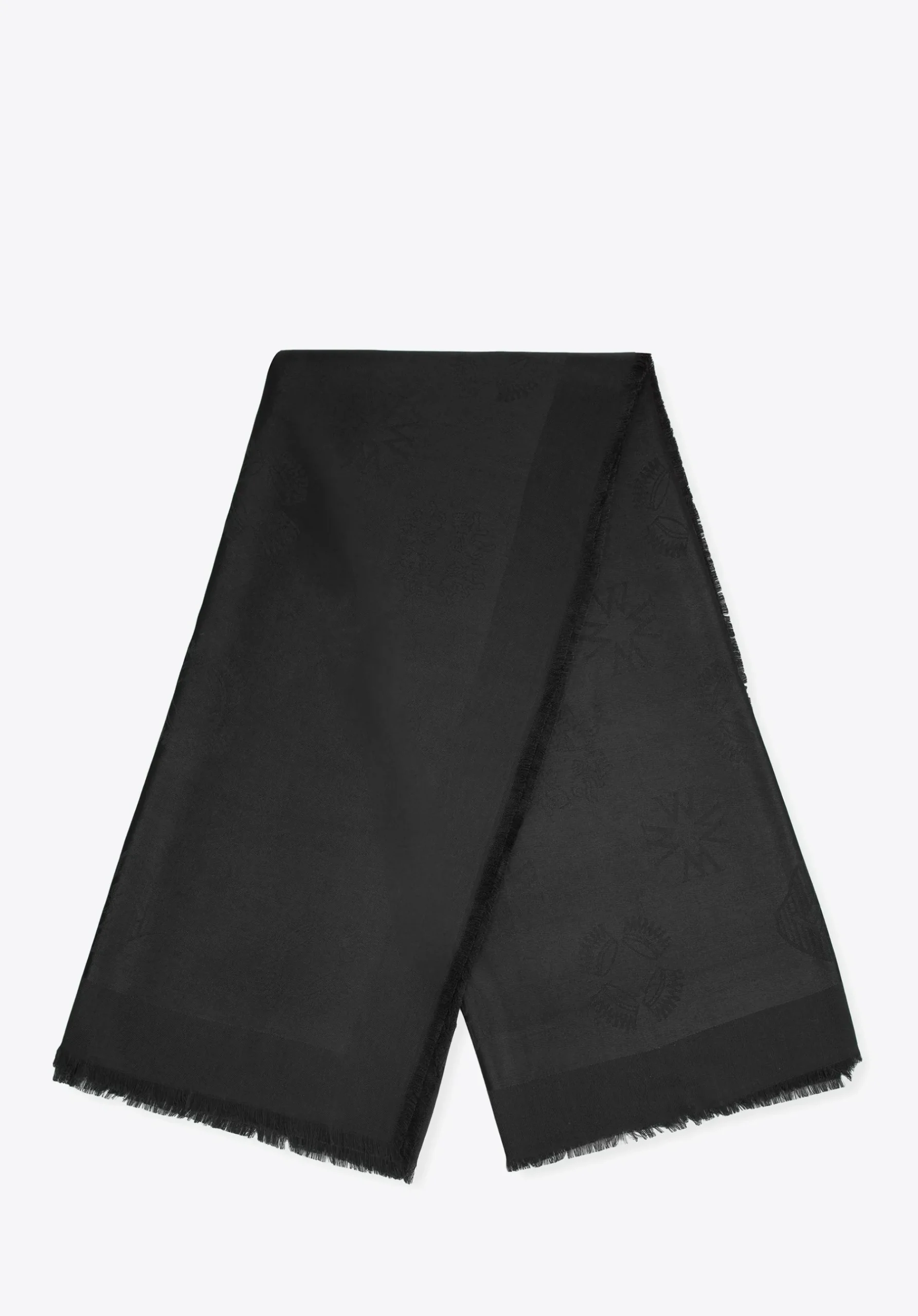 Damska chusta z bambusem w monogram czarna>WITTCHEN Hot