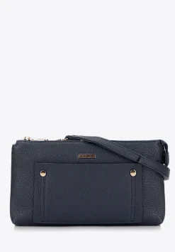 Damska crossbody dwukomorowa z kieszonką granatowa>WITTCHEN Hot