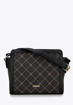 Damska crossbody w monogram czarna>WITTCHEN Online