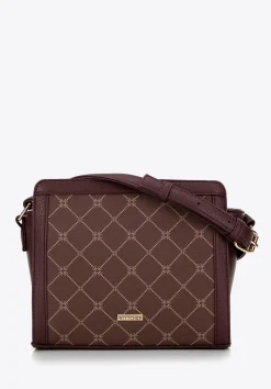 Damska crossbody w monogram brązowa>WITTCHEN Sale