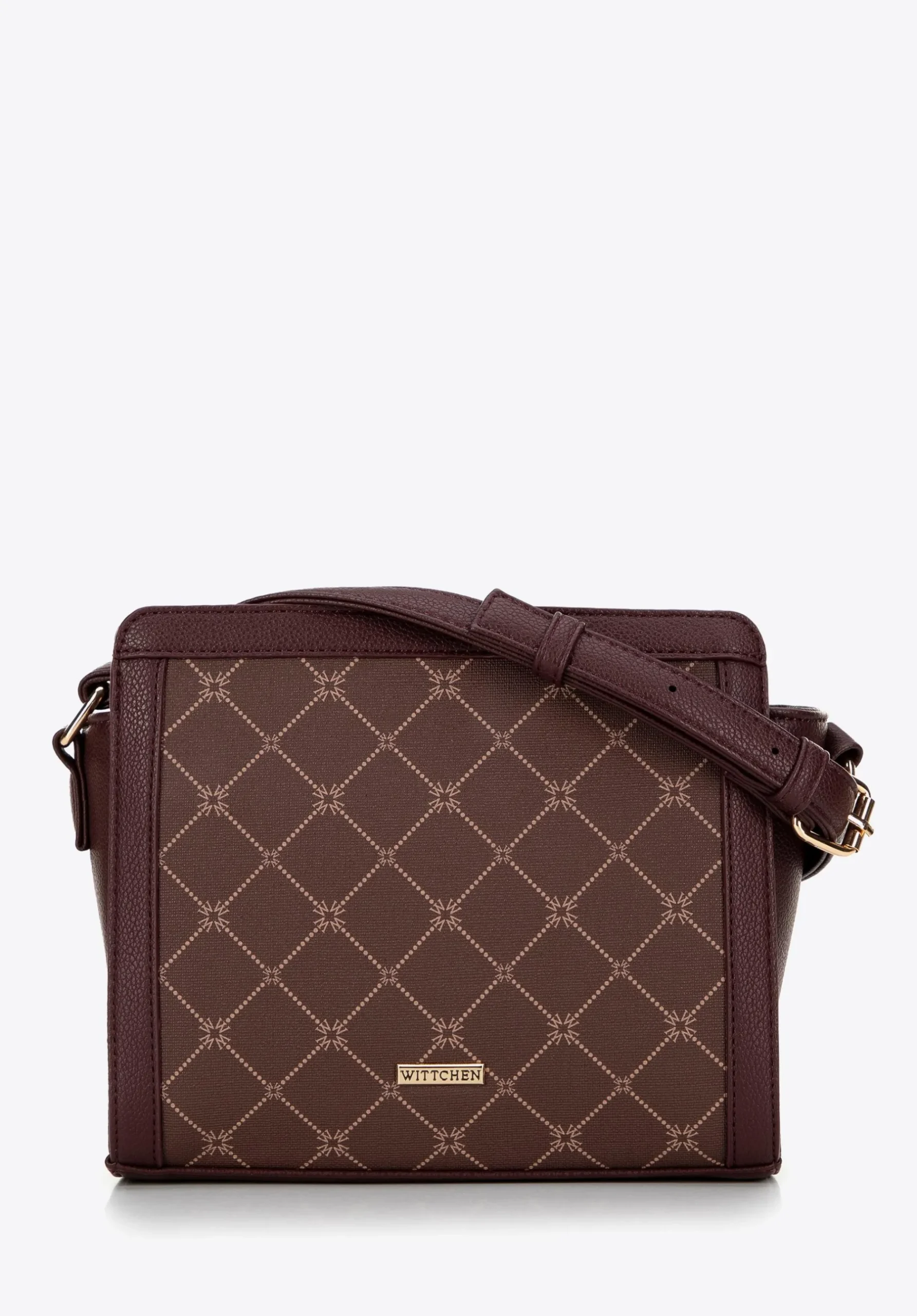 Damska crossbody w monogram brązowa>WITTCHEN Sale