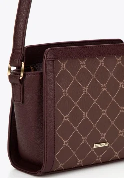 Damska crossbody w monogram brązowa><noscript><img width=
