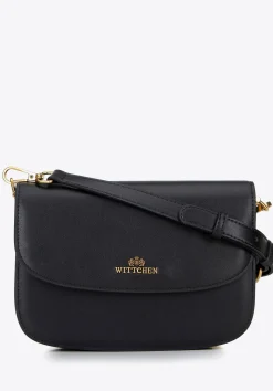 Damska crossbody ze skóry naturalnej czarna>WITTCHEN Hot