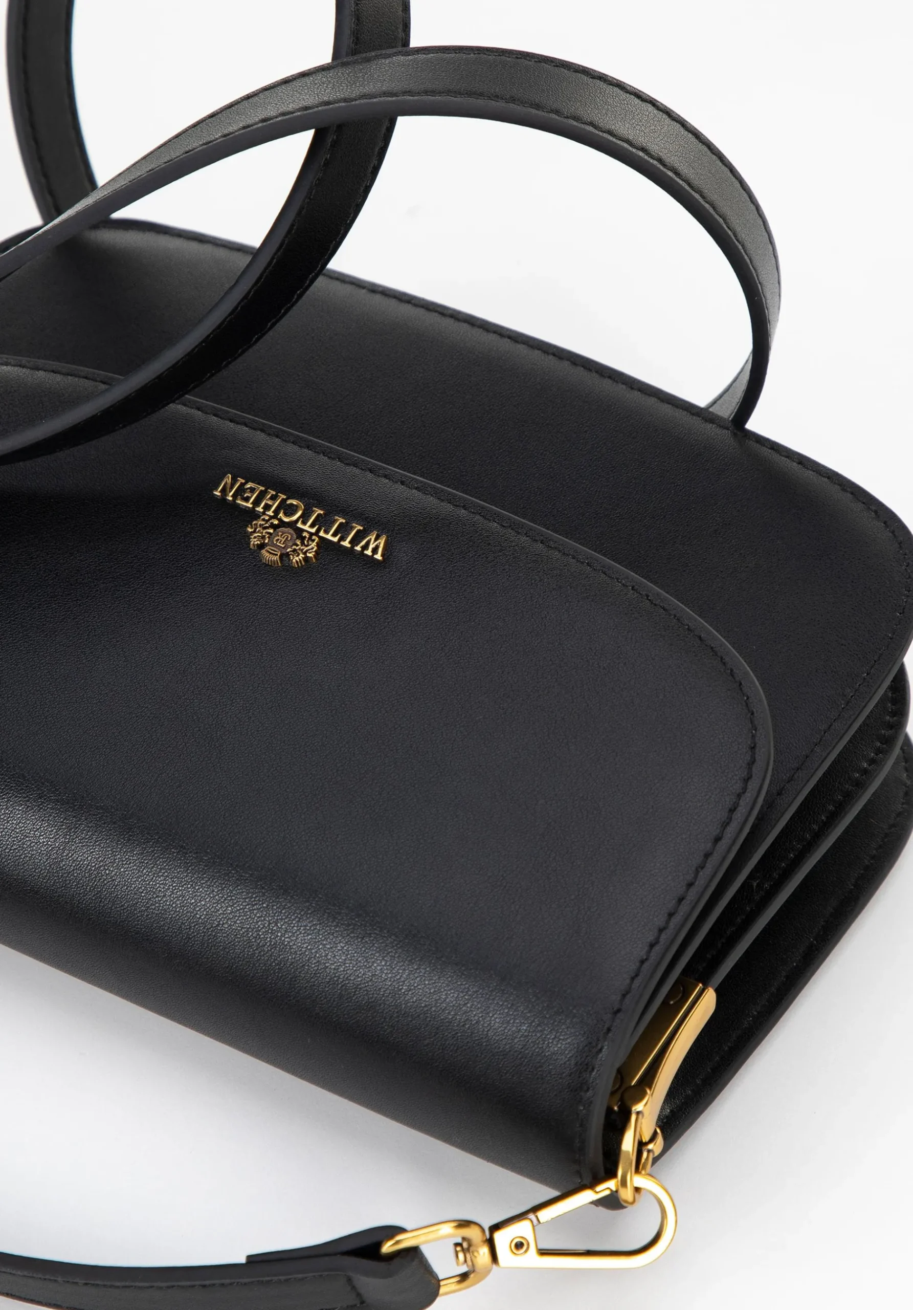 Damska crossbody ze skóry naturalnej czarna>WITTCHEN Hot