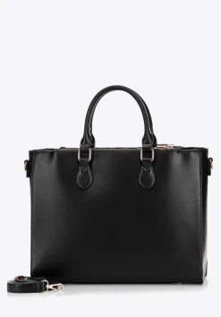 Damska torba na laptopa 14,5” z imitacji skóry czarna><noscript><img width=