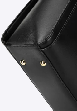 Damska torba na laptopa 14,5” z imitacji skóry czarna><noscript><img width=