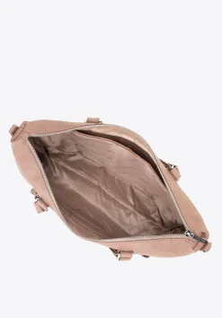 Damska torba na laptopa 15" ze skóry z chwostem beżowa><noscript><img data-lazyloaded=