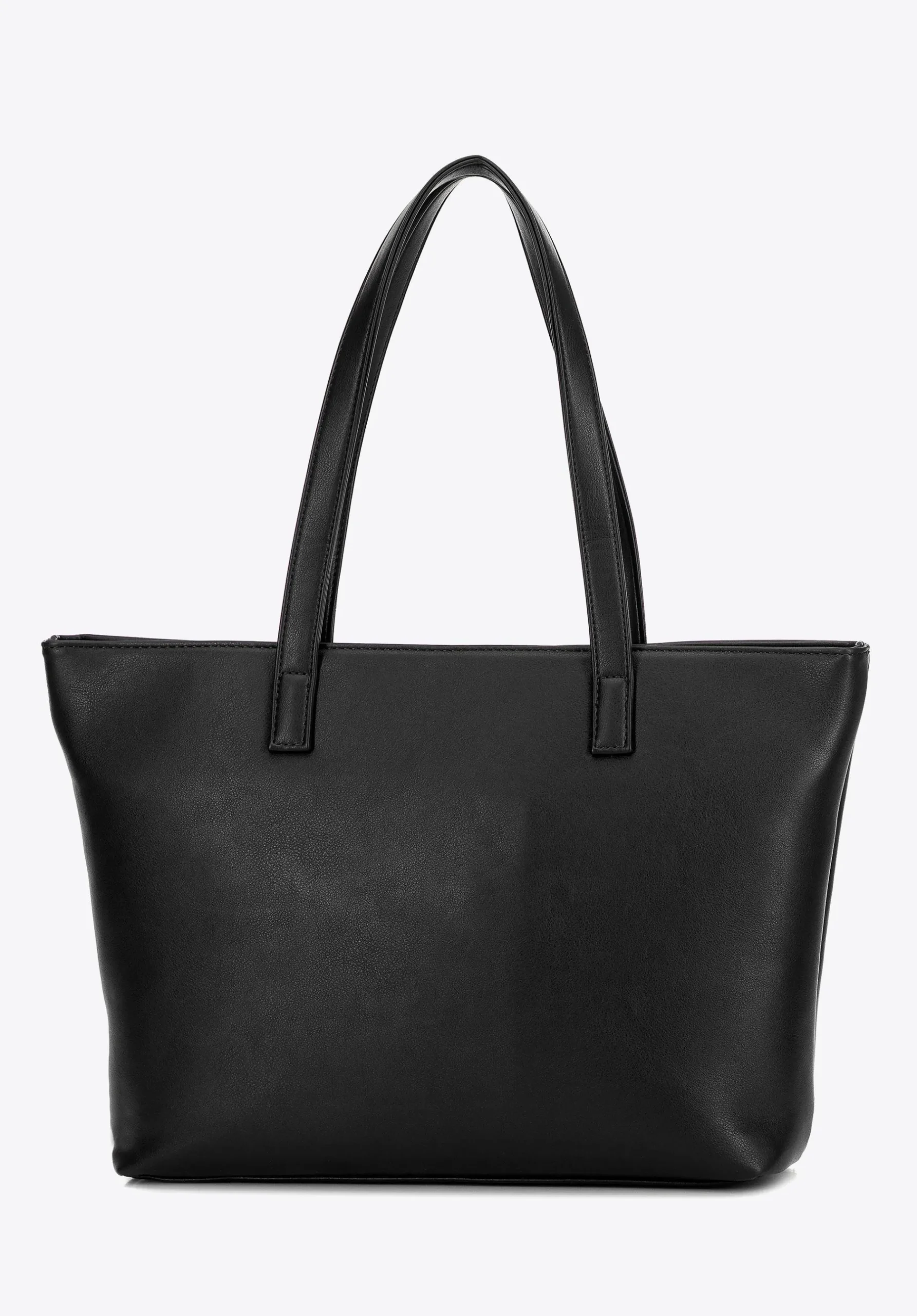Damska torba na laptopa 15,6" z imitacji skóry czarna>WITTCHEN Fashion