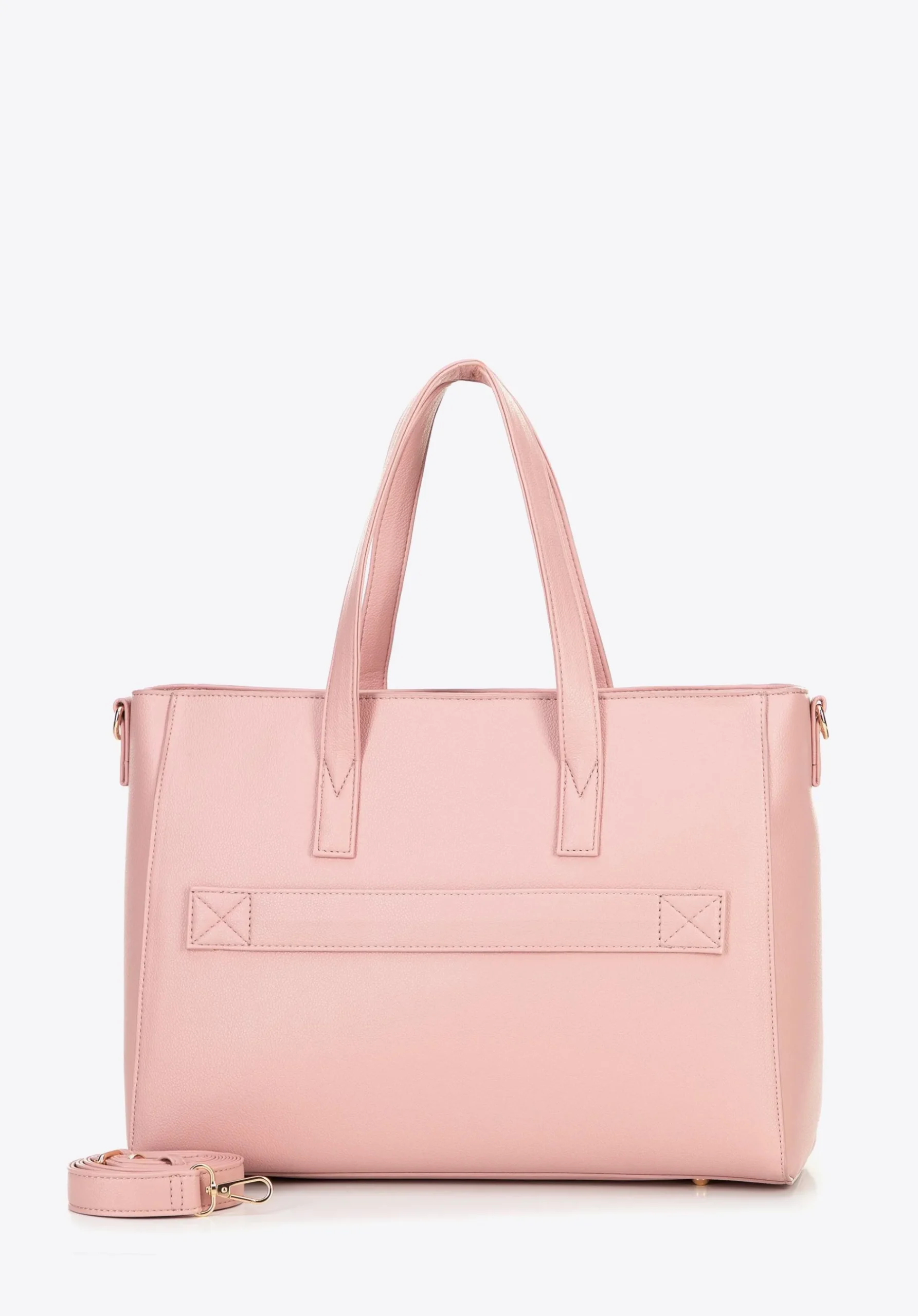 Damska torba na laptopa 16" z imitacji skóry różowa>WITTCHEN Clearance