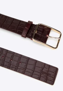 Damski pasek skórzany croco>WITTCHEN Sale