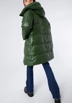 Damski płaszcz pikowany oversize><noscript><img width=