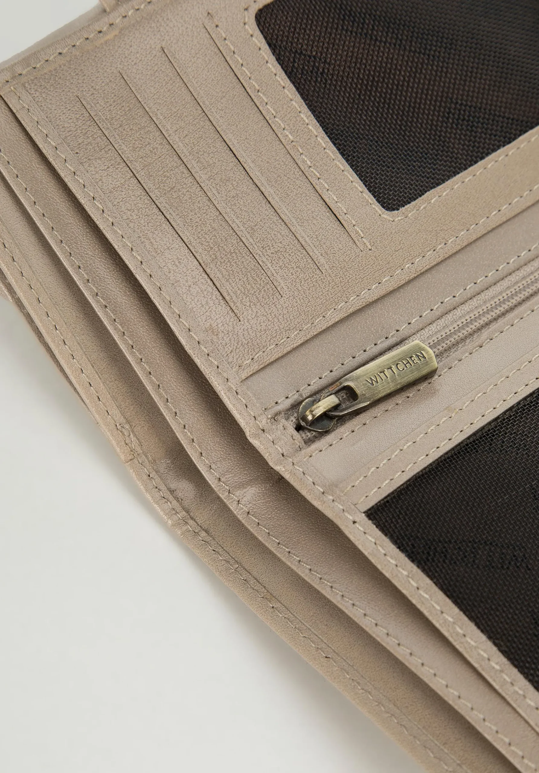 Damski portfel ze skóry z elegancką napą>WITTCHEN Outlet