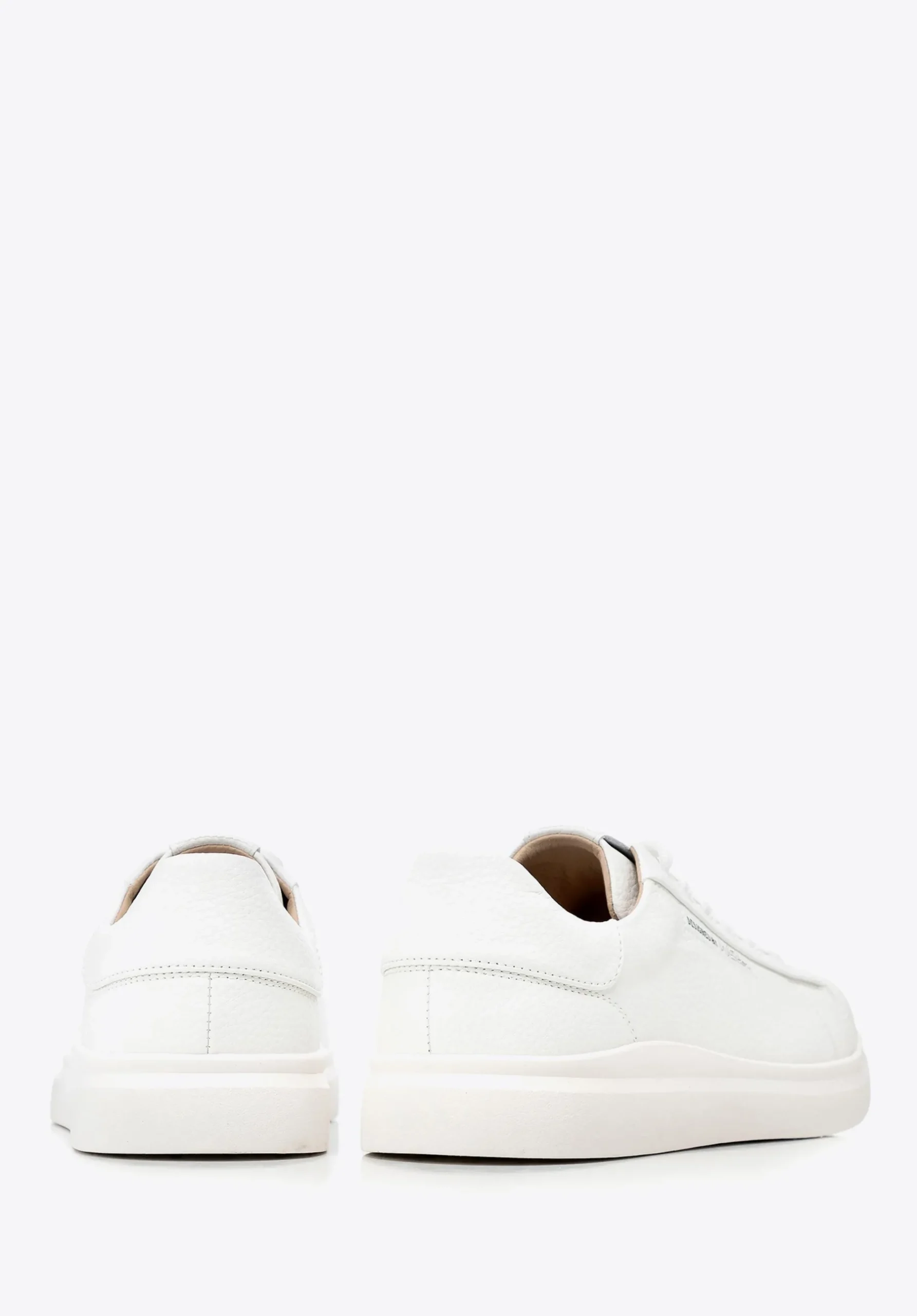 Damskie klasyczne sneakersy na platformie białe>WITTCHEN Discount