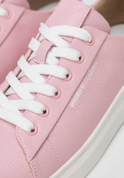 Damskie klasyczne sneakersy na platformie różowe><noscript><img width=