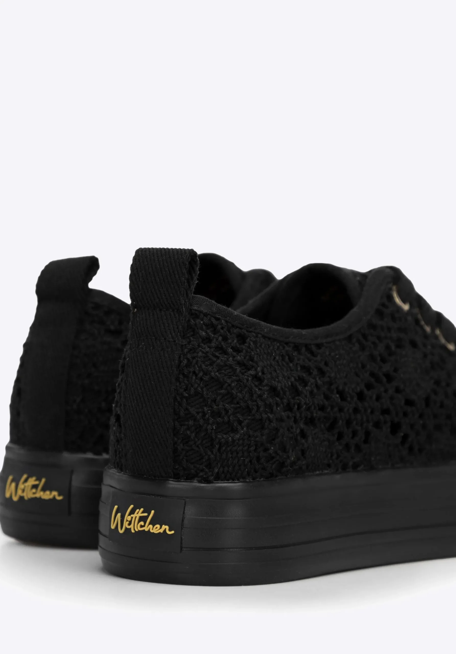 Damskie sneakersy ażurowe czarne>WITTCHEN Best