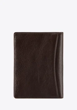 Etui na dokumenty skórzane z kieszenią ciemny brąz><noscript><img data-lazyloaded=