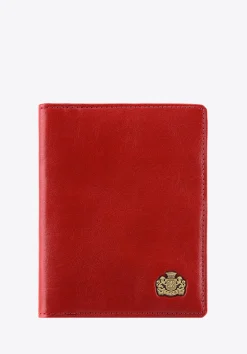Etui na dokumenty skórzane z transparentnymi kieszeniami czerwone>WITTCHEN Discount
