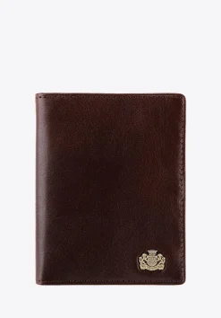 Etui na dokumenty skórzane z transparentnymi kieszeniami brązowe>WITTCHEN Discount