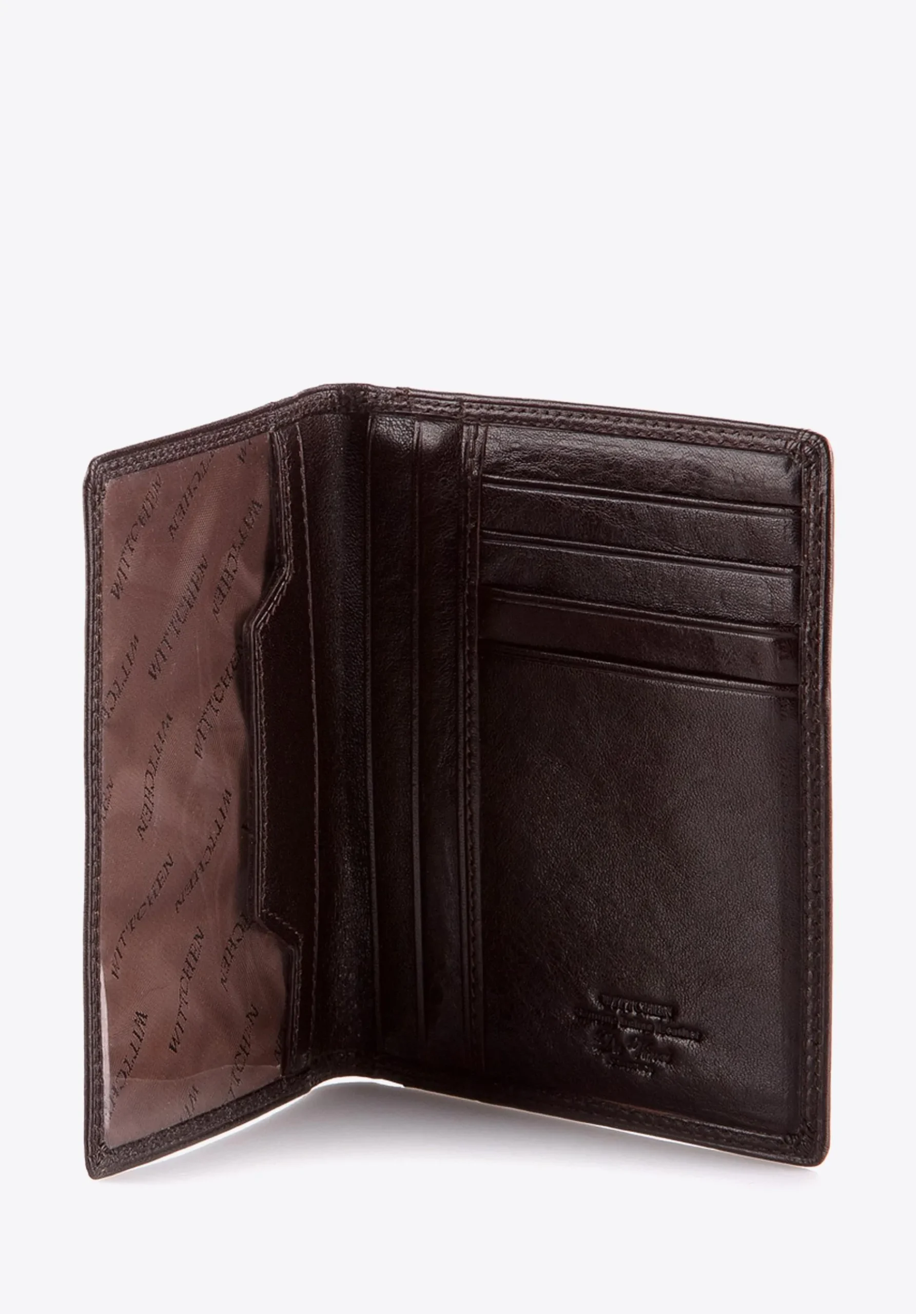 Etui na dokumenty skórzane klasyczne brązowe>WITTCHEN Fashion