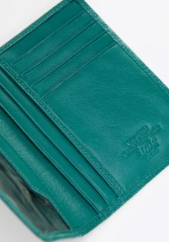 Etui na dokumenty skórzane z kieszenią zielone><noscript><img data-lazyloaded=