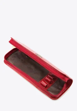 Etui na długopisy skórzane z herbem czerwone><noscript><img width=