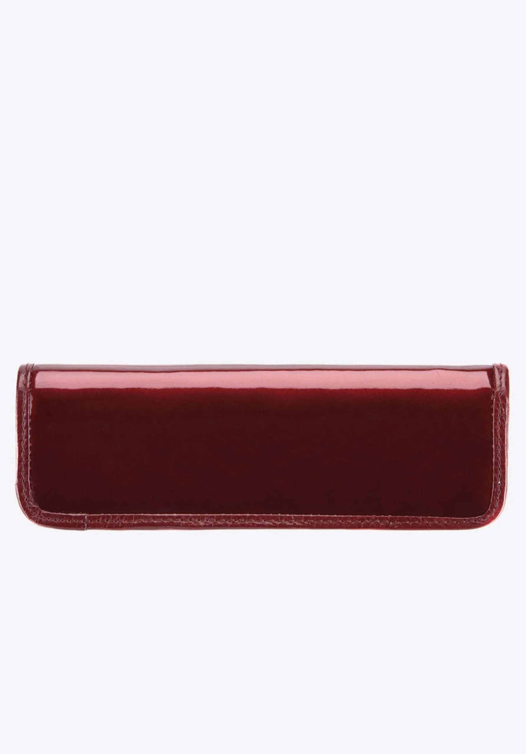 Etui na długopisy ze skóry lakierowanej bordowe>WITTCHEN Fashion
