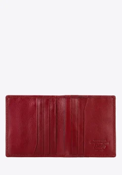Etui na karty skórzane klasyczne małe czerwone>WITTCHEN Fashion