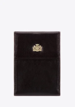 Etui na karty skórzane z herbem rozkładane czarne>WITTCHEN Fashion