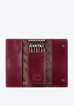 Etui na klucze lakierowane bordowe>WITTCHEN New
