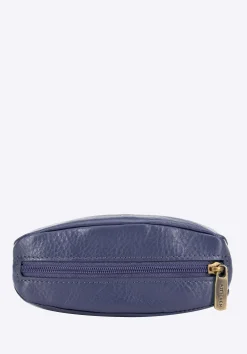 Etui na klucze skórzane miękkie granatowe><noscript><img width=