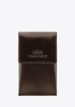 Etui na klucze skórzane prostokątne brązowe>WITTCHEN Outlet