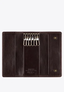Etui na klucze skórzane z monogramem brązowe>WITTCHEN Clearance