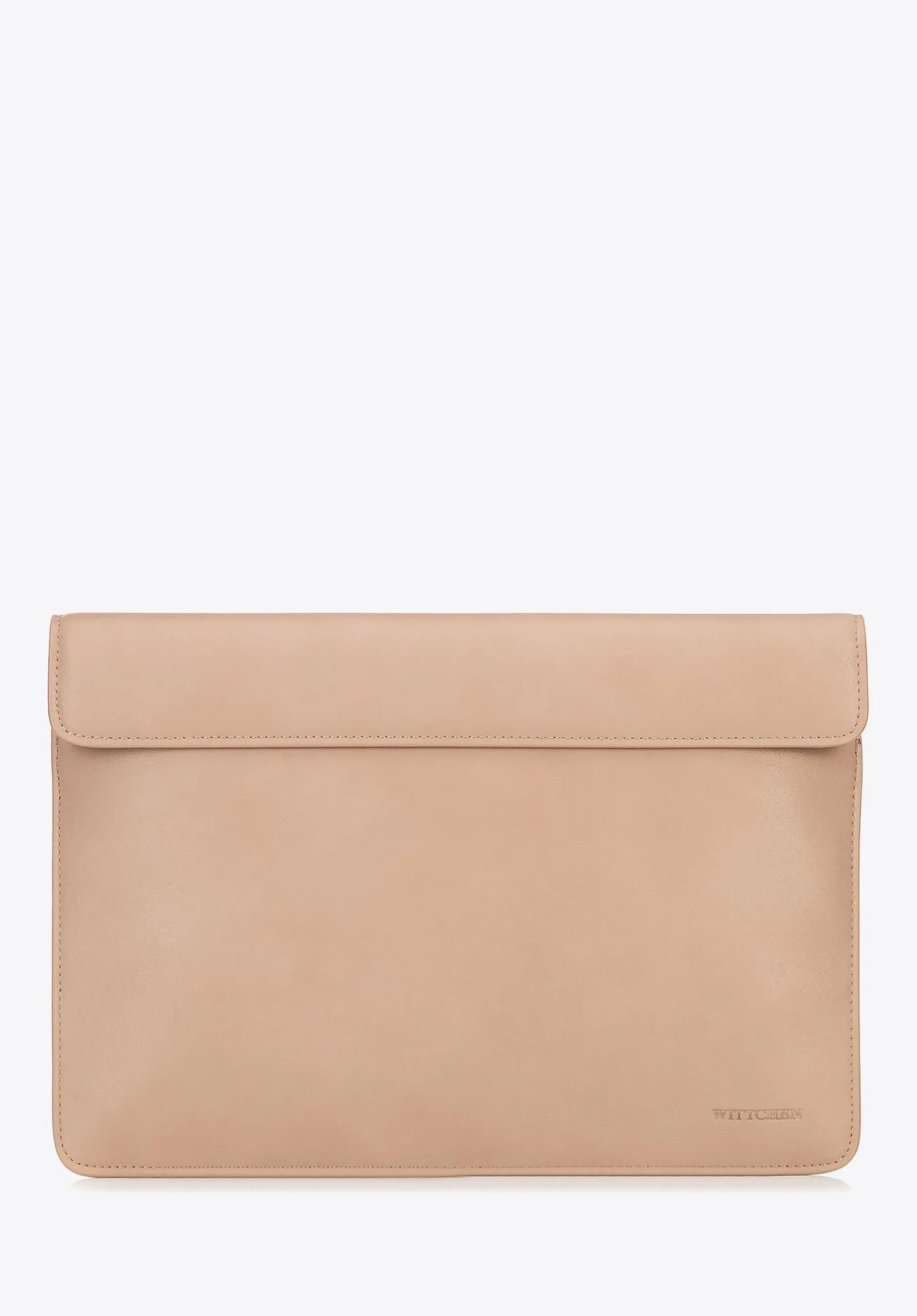Etui na laptopa 13” z imitacji skóry beżowe>WITTCHEN Best