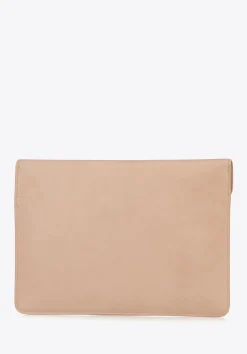 Etui na laptopa 13” z imitacji skóry beżowe><noscript><img width=