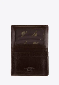 Etui na wizytówki skórzane poziome brązowe>WITTCHEN Fashion