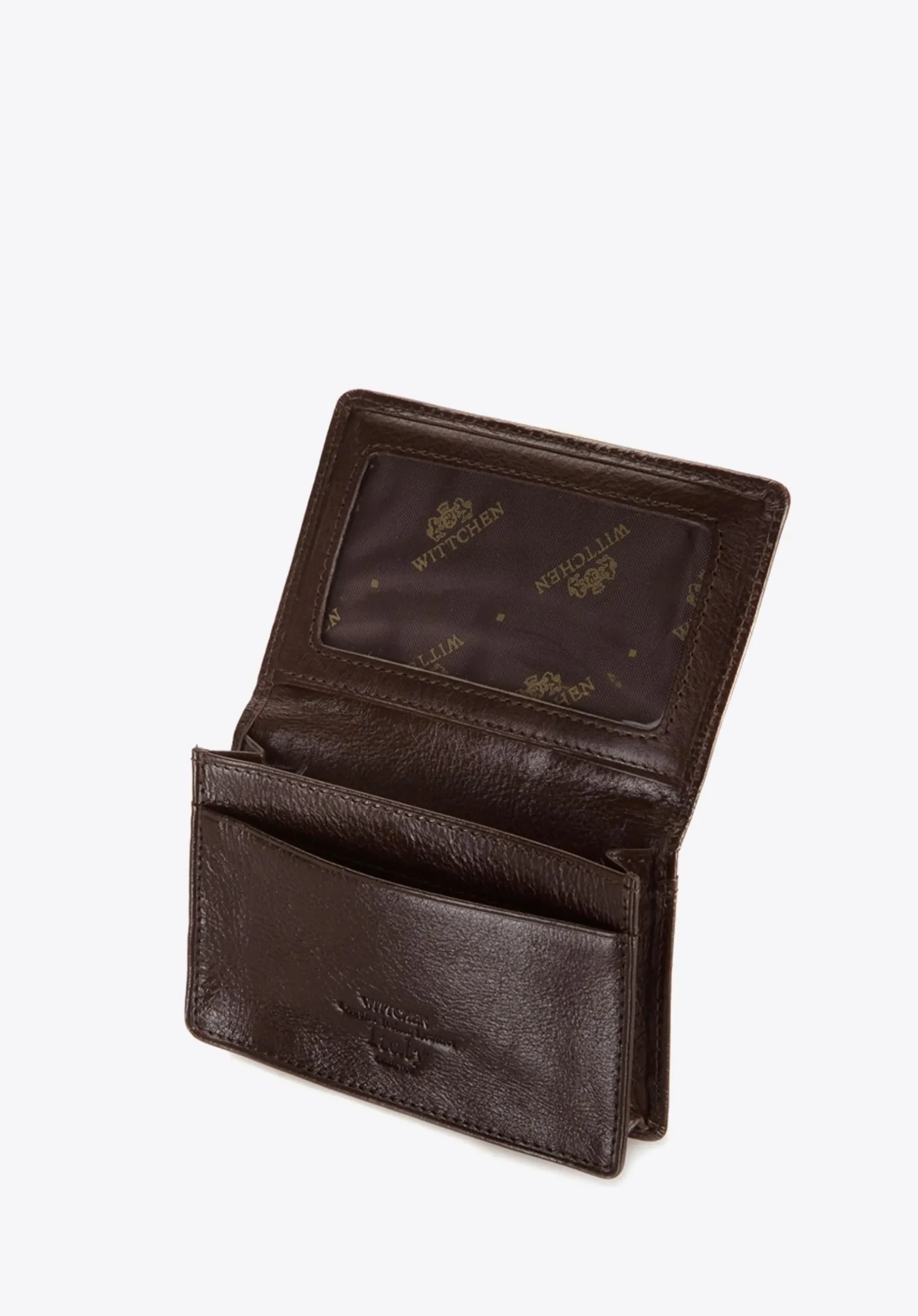 Etui na wizytówki skórzane poziome brązowe>WITTCHEN Fashion