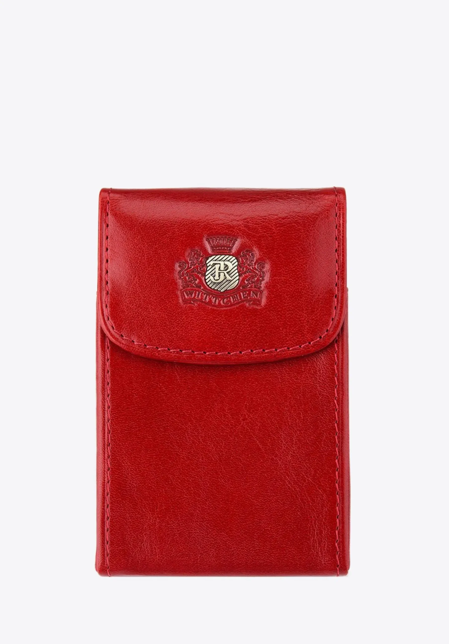 Etui na wizytówki ze skóry pionowe czerwone>WITTCHEN Fashion