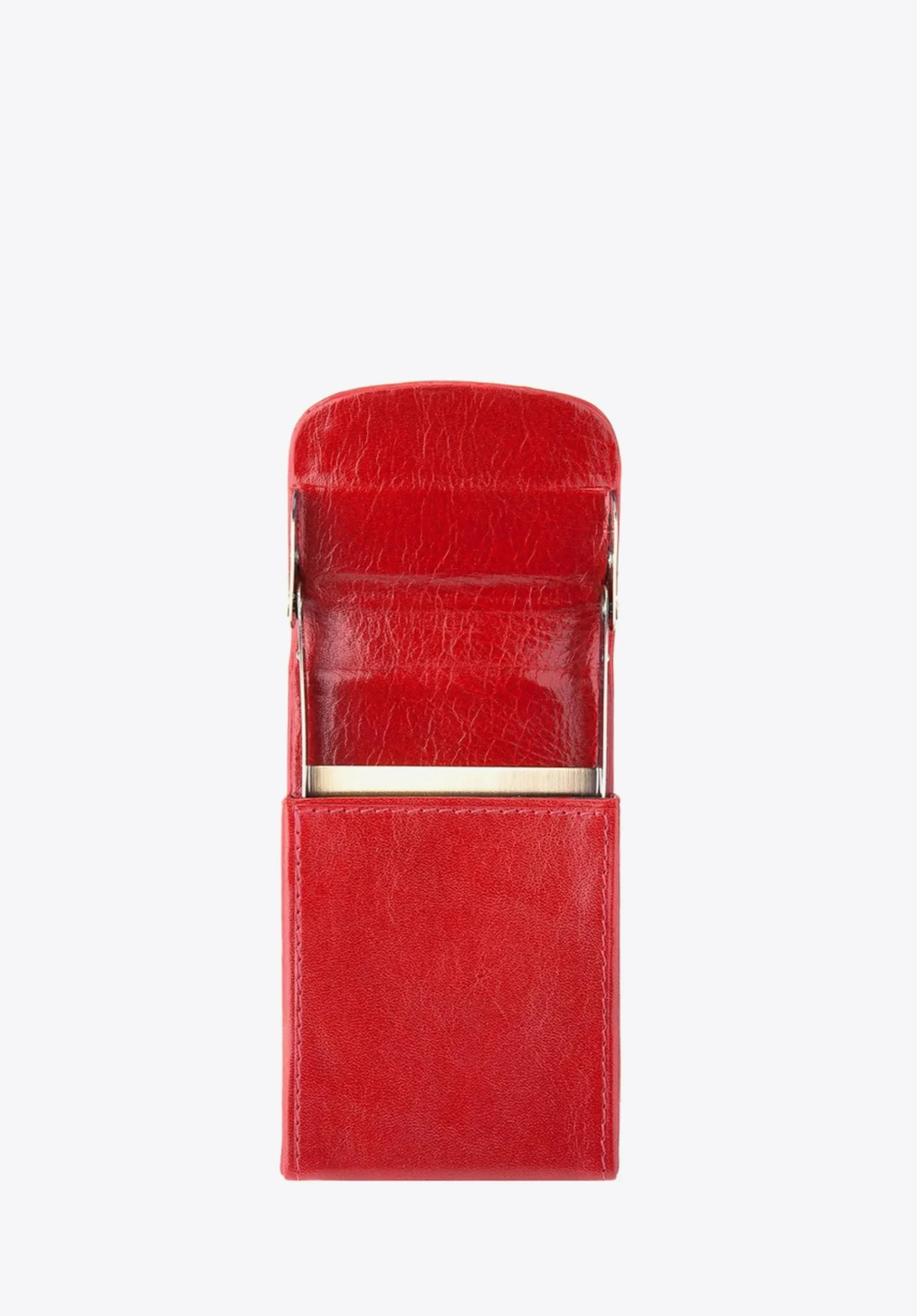 Etui na wizytówki ze skóry pionowe czerwone>WITTCHEN Fashion