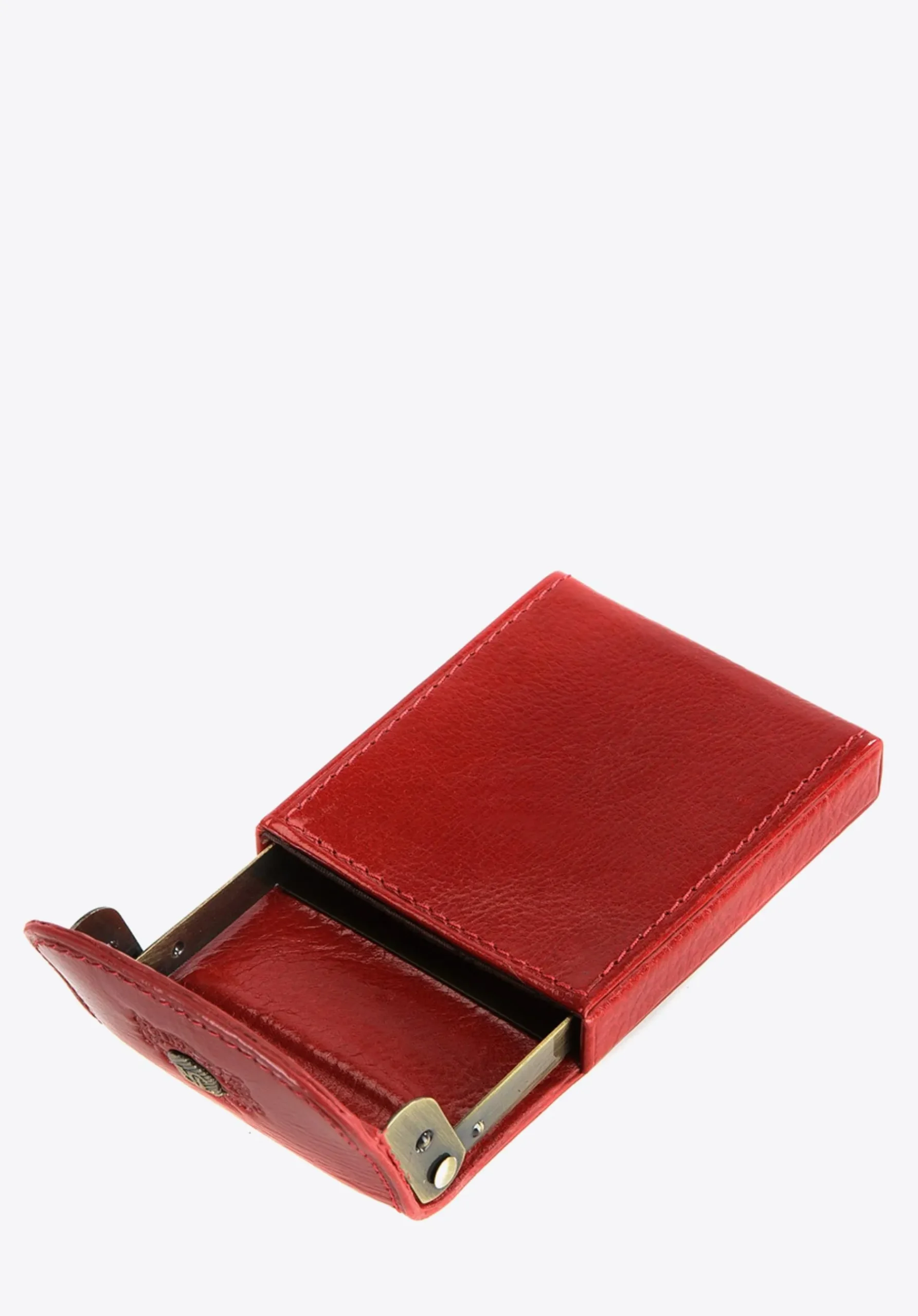 Etui na wizytówki ze skóry pionowe czerwone>WITTCHEN Fashion