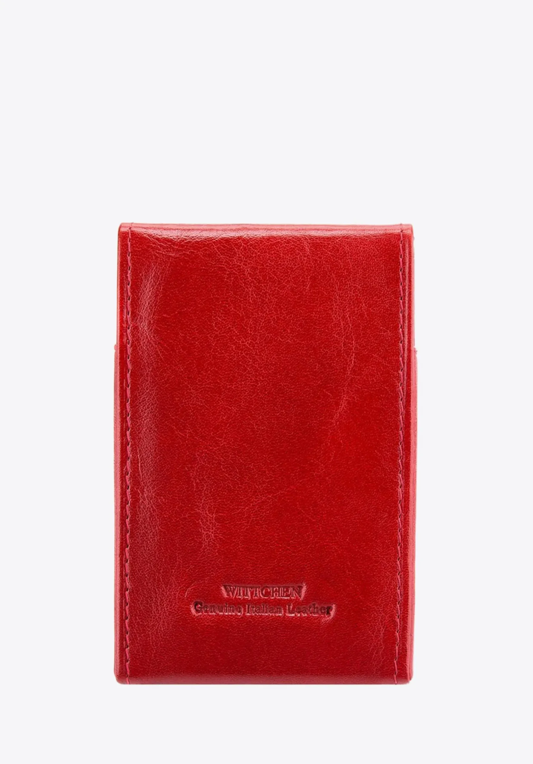Etui na wizytówki ze skóry pionowe czerwone>WITTCHEN Fashion