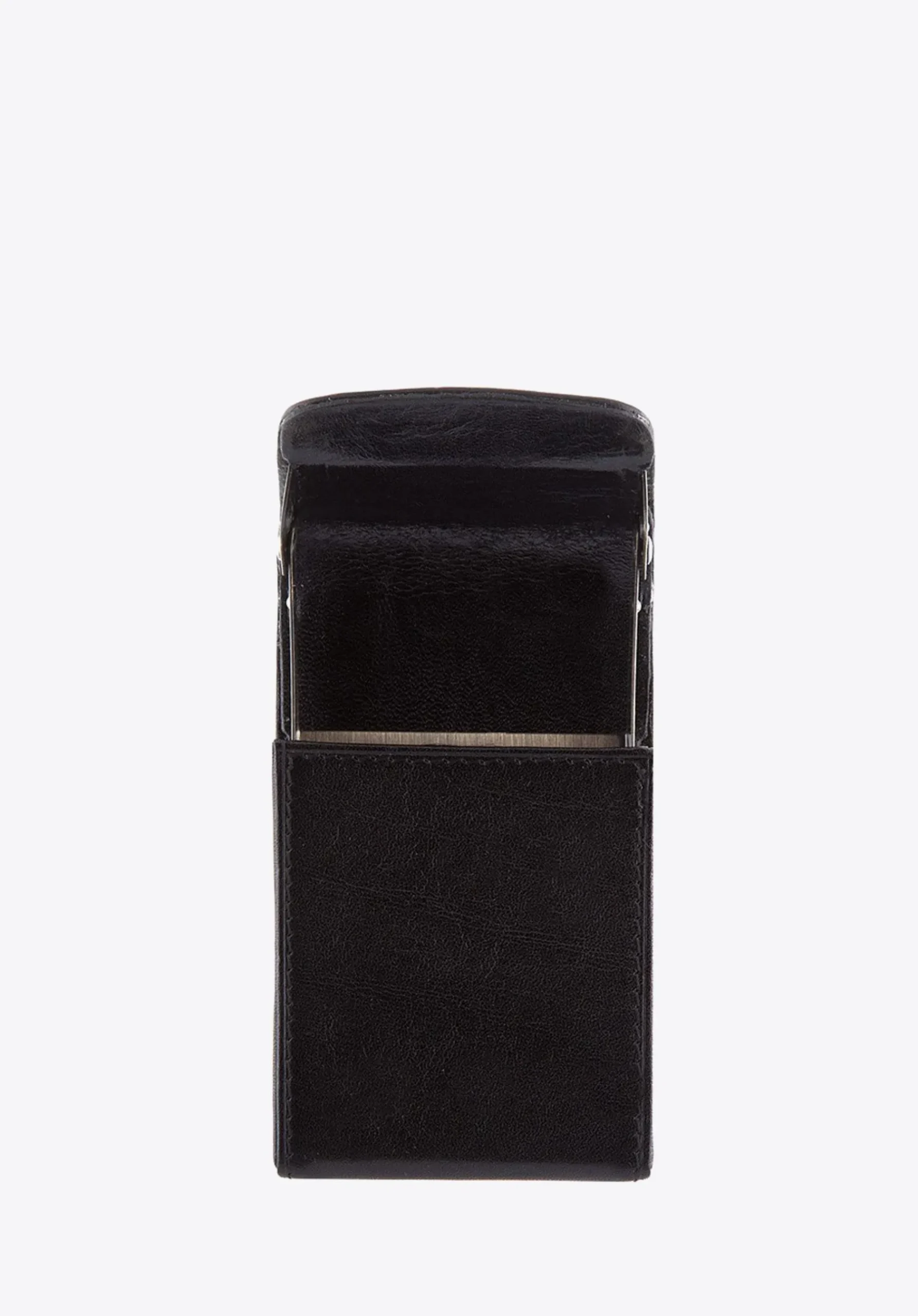 Etui na wizytówki ze skóry licowej czarne>WITTCHEN Fashion