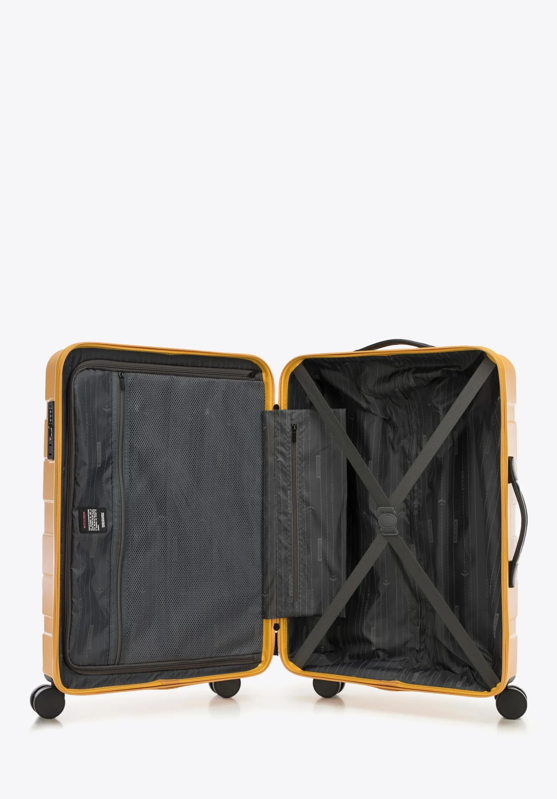 Komplet walizek z ABS - u w poziome pasy>WITTCHEN Online