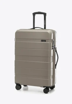 Komplet walizek z ABS - u w poziome pasy><noscript><img width=