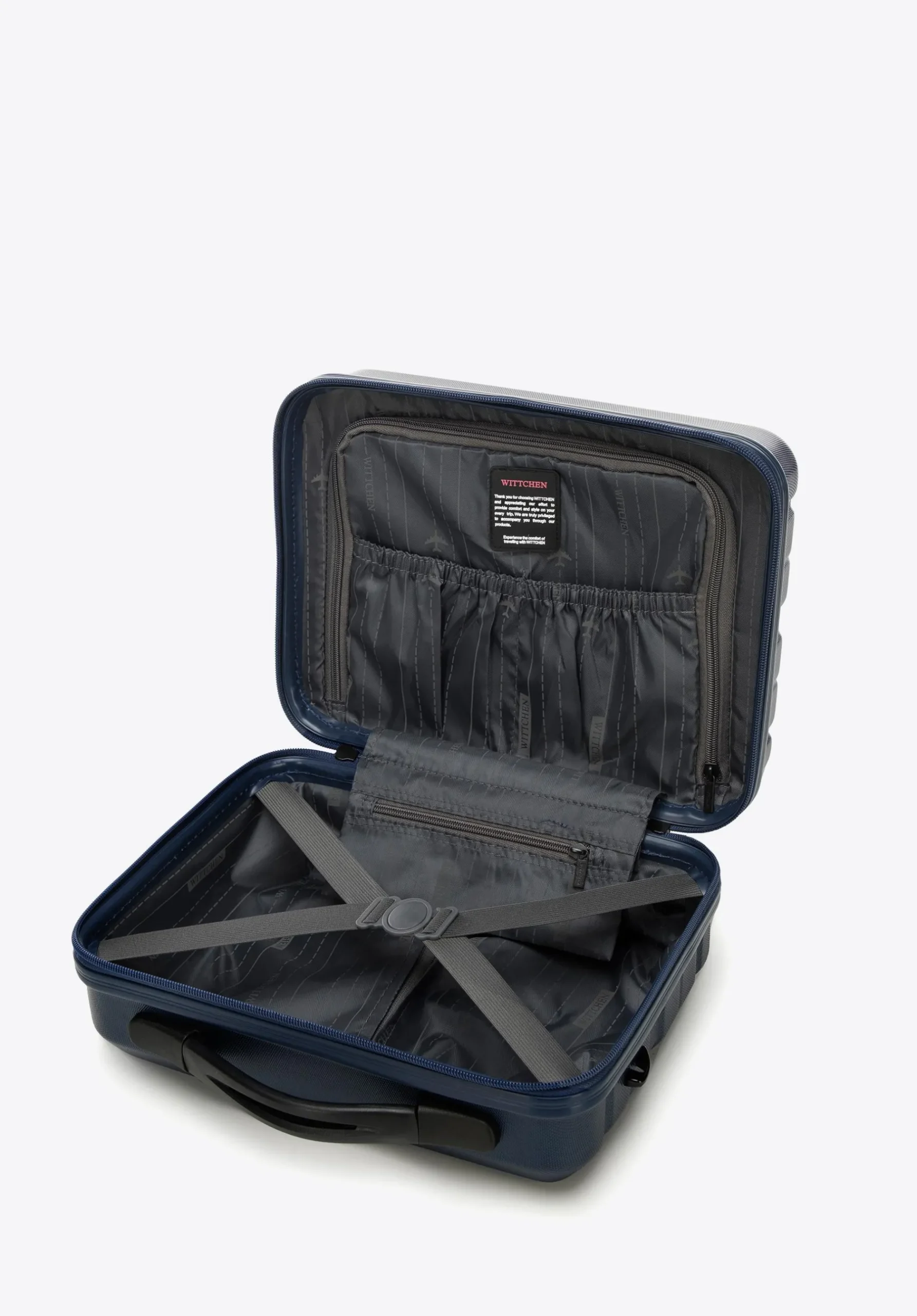 Komplet walizek z ABS - u w poziome pasy>WITTCHEN Online