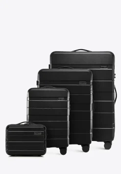 Komplet walizek z ABS - u w poziome pasy>WITTCHEN Discount