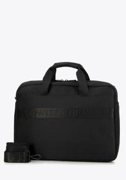 Męska torba na laptopa 15,6’’ jednokomorowa czarna>WITTCHEN Best