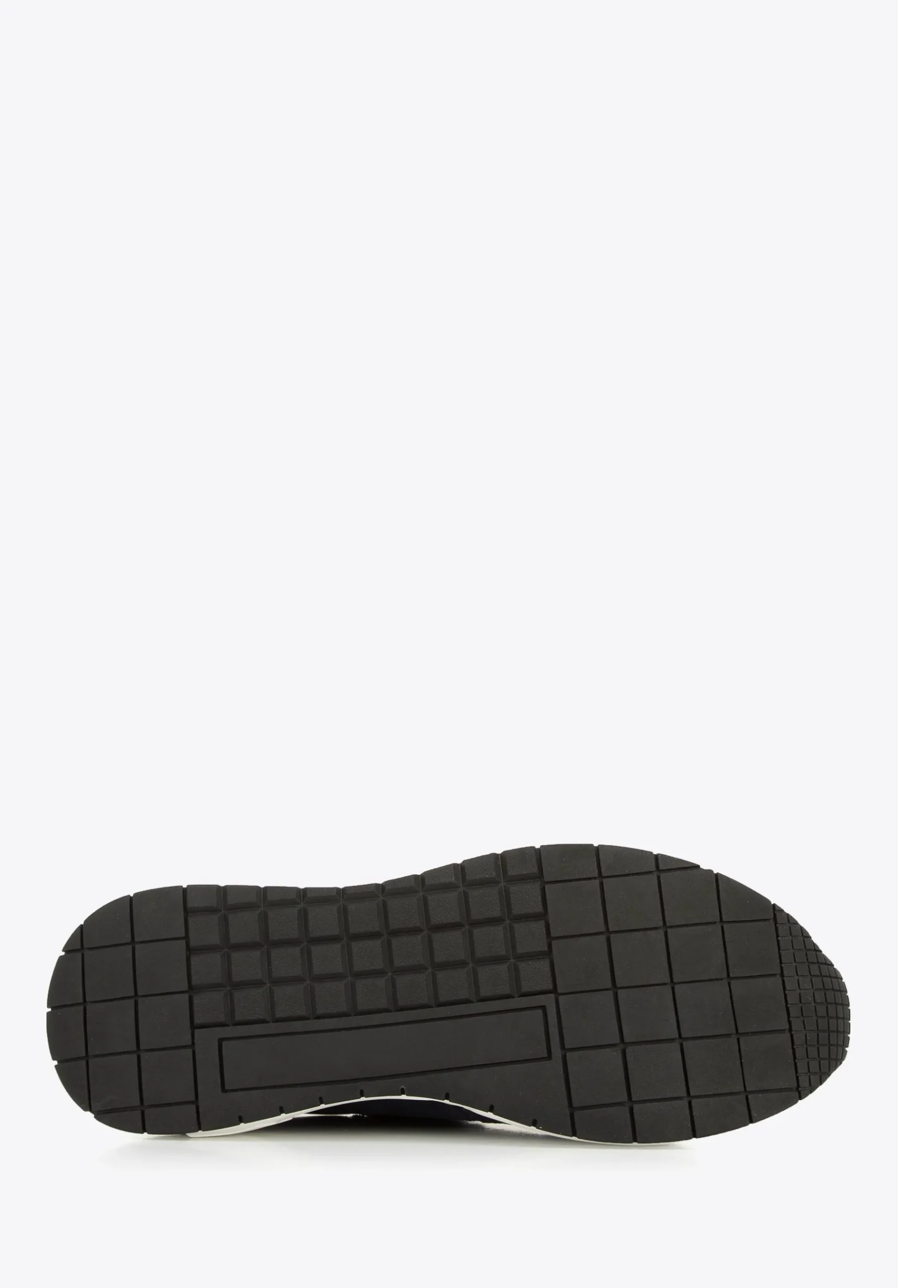 Męskie sneakersy skórzane z motywem w jodełkę niebiesko-czerwone>WITTCHEN Hot