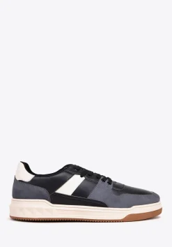 Męskie sneakersy z ekoskóry czarno - szare>WITTCHEN Online
