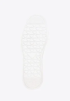 Męskie sneakersy ze skóry z perforacjami czarne><noscript><img width=